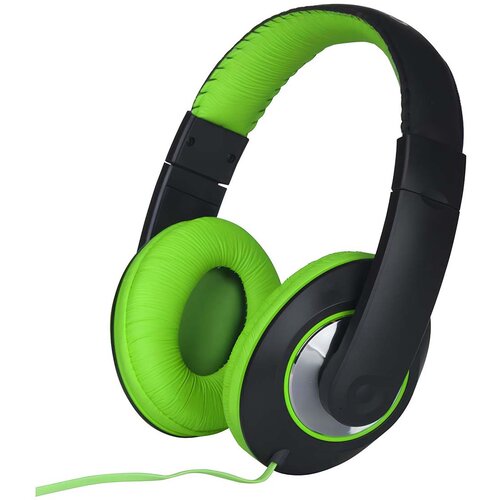Oem Grundig, Žične stereo slu&scaron;alke v u&scaron;esih 3,5 mm z nastavljivim naglavnim trakom, Zelena, (5000228744) Cene