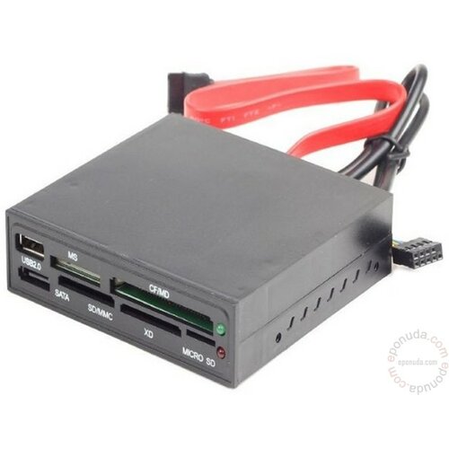 Gembird FDI2-ALLIN1S-02-B USB 2.0 interni sa SATA portom čitač memorijskih kartica Cene