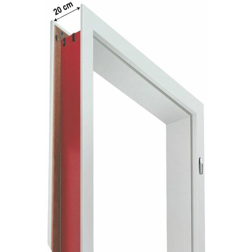 DOORNITE Podboj Doornite (2000 x 850 x 200 mm, bela, desna) Cene