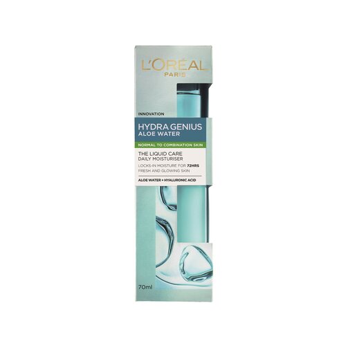 L&amp;acute;Or&amp;eacute;al Paris Hydra Genius Aloe Water 72H vlažilni gel za kožo 70 ml za ženske Slike