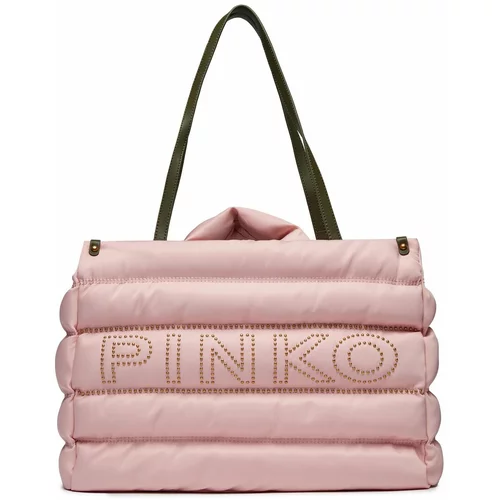 Pinko Ročna torba Shopper AI 23-24 PLTT 101964 A17V Cipria O81Q