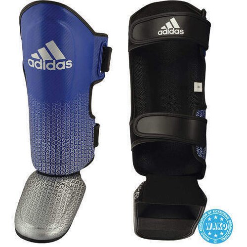 PrideShop Kickboks ščitniki za golen in nart Adidas - WAKO 300 - Modra/srebrna , Small Cene