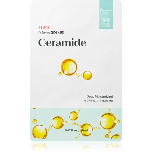 ETUDE 0.2 Therapy Air Mask Ceramide hidratantna sheet maska za obnavljanje kožne barijere 20 ml Slike