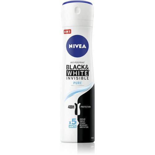 Nivea deo black & white pure dezodorans u spreju 150ml Slike