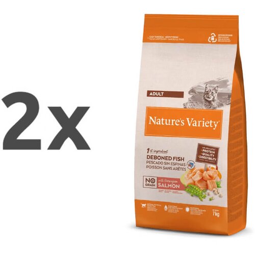 Nature’s Variety Nature's Variety No Grain Cat Adult - losos 2 x 7 kg Cene