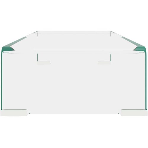 VidaXL Stalak za TV /Monitor Prozirno Staklo 60x25x11 cm Slike