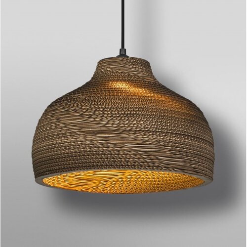 Ledvance luster na sajli decor cardboard 1xE27/15W/230V prečnik 36 cm Slike