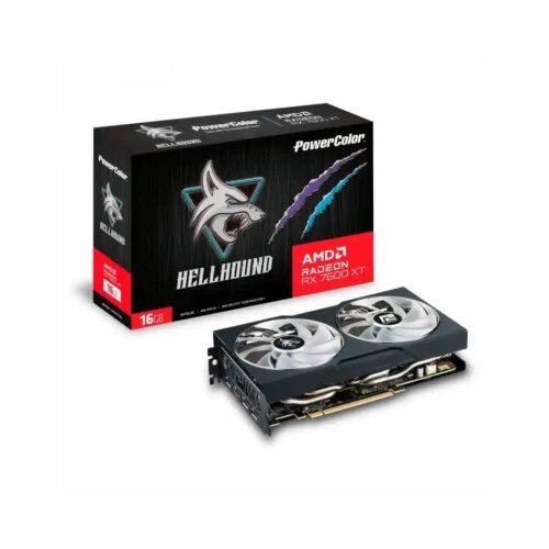 PowerColor grafička kartica hellhound rx 7600XT GDDR6 16 gb 128 bit Slike