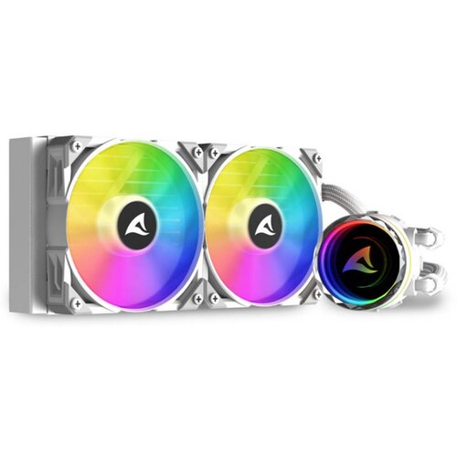 Sharkoon S80 rgb aio 240mm bela vodno hlajenje Cene