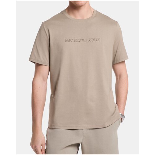 Michael Kors CF4529H1V2 EMBOSSED LOGO TEE Bež Cijene