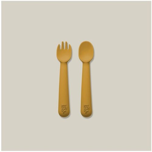 Interbaby silikonski set pribora za jelo Earth Ocher Cene
