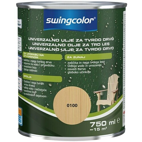 SWINGCOLOR Univerzalno ulje za tvrdo drvo (750 ml, Svilenkasti mat) Slike