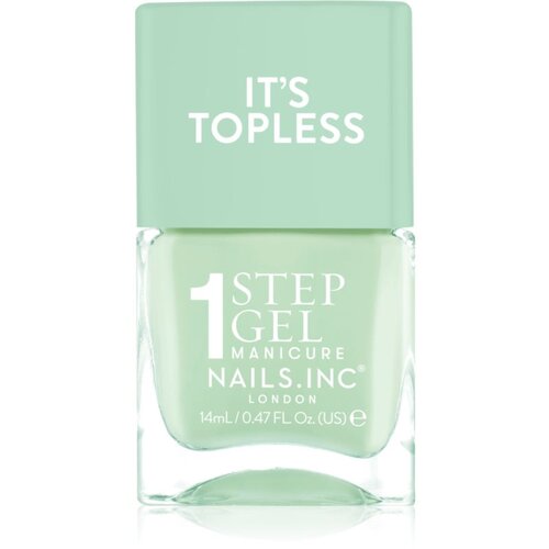 Nails Inc. It&amp;rsquo;s Topless gel lak za nohte za dolgoobstojen učinek odtenek Camilla 14 ml Slike