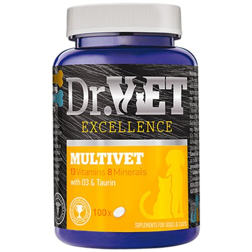 Dr.Vet dr. vet tablete za pse i mačke multivet, 100 tableta Cene
