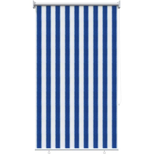  Vanjska roleta 90% blokada UV zraka Plava i bijela pruga 80 x 140 cm Slike