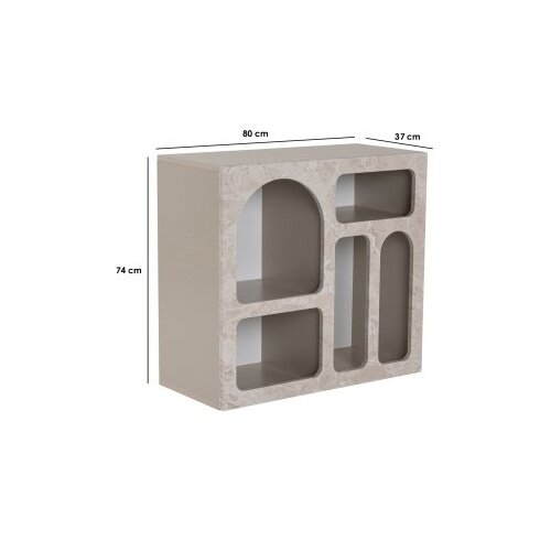 Hanah home konzola lessa travertine Slike