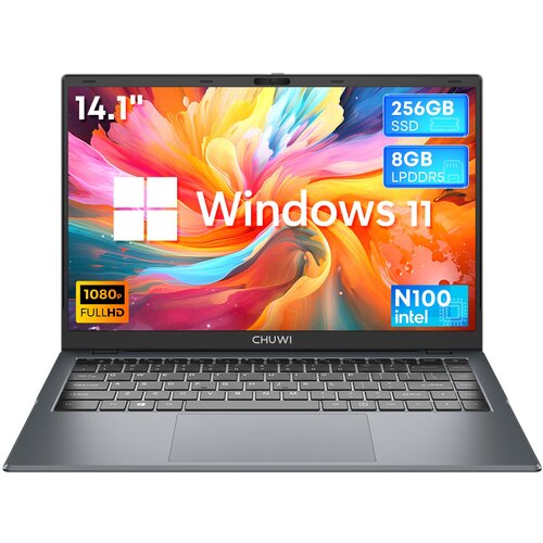 Chuwi GemiBook X Pro Laptop 35.6 cm (14) Full HD 8 GB LPDDR5-SDRAM 256 GB SSD Wi-Fi 6 (802.11ax) Windows 11 Grey Slike