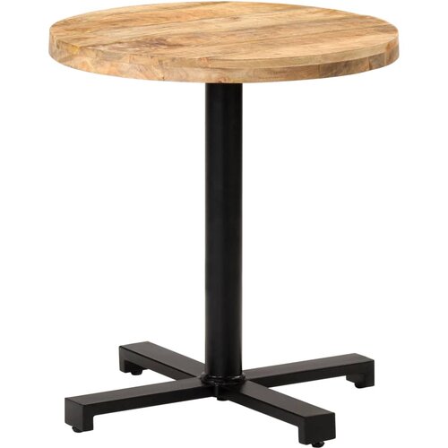 vidaXL Bistro miza okrogla Ø 70x75 cm robusten mangov les, (20944941) Cene