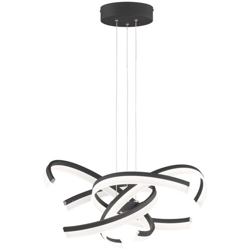 Fischer & Honsel Črna LED zatemnitvena viseča svetilka ø 65 cm Sund TW – Cene