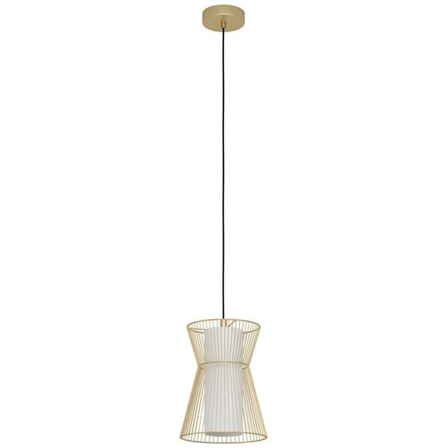 Eglo Viseća lampa MASETA E27 23 cm zlatna/opal staklo 99635 Slike