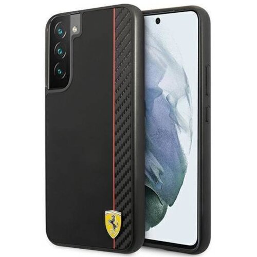 Ferrari silikonski ovitek Scuderia FESAXHCS22MBK za Samsung Galaxy S22 Plus 5G - črn Slike