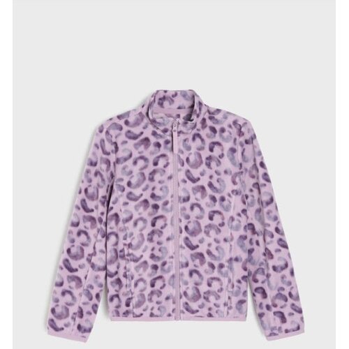 Sinsay Flis majica s patentnim zatvaračem i leopard uzorkom Cene