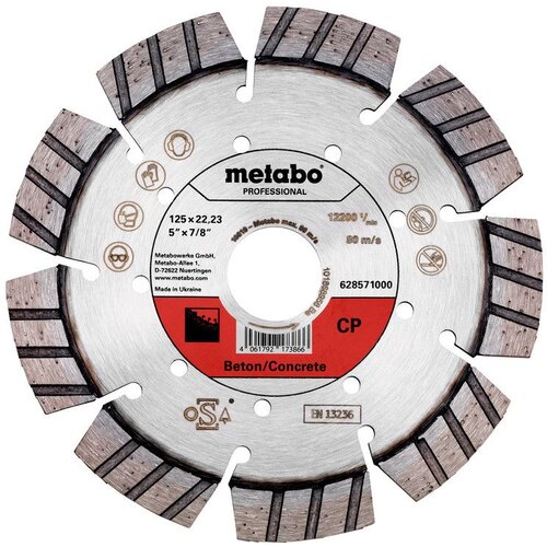 Metabo PROF Dijamantski disk, 125x22.23mm Slike