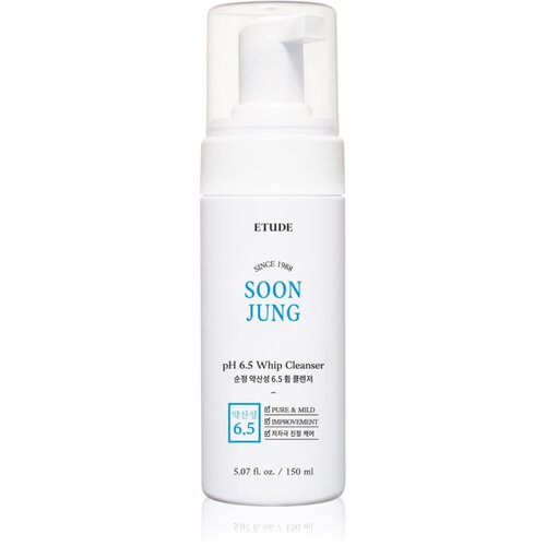 ETUDE SoonJung pH 6.5 Whip Cleanser nježna pjena za čišćenje za osjetljivu i nadraženu kožu lica 150 ml Cene
