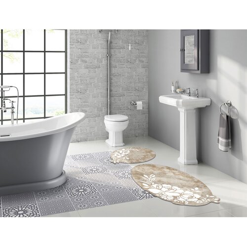 Hanah home set 2 prostirke za kupatilo Krem Cene
