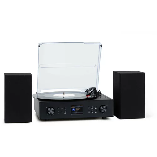 Auna Connect Vinyl, smart radio, gramofon, 20 W max., 2 zvučnika, internet/DAB+