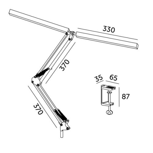  LED prigu&amp;scaron;iva stona lampa TENUIX DUO LED/15W/230V 3000-6000K bela Slike