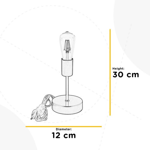 Lesnina XXXL NAMIZNA SVETILKA 10/18 cm Slike