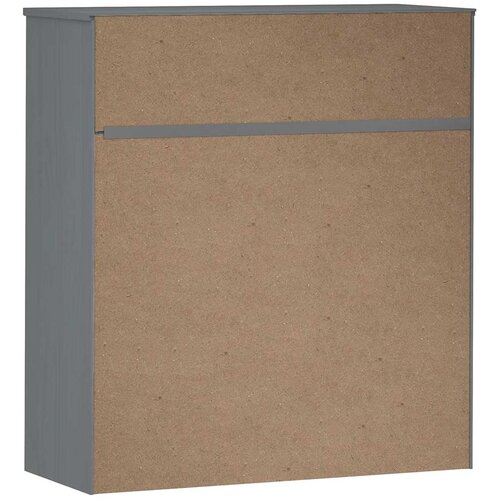  Gornji element za komodu MOLDE sivi 90x35x100 cm od borovine Slike