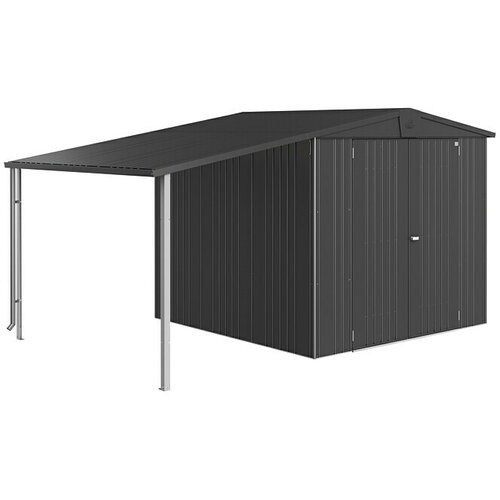 BIOHORT Europa Bočna nadstre&scaron;nica (D x &Scaron;: 2,28 x 1,5 m, Čelik, Metalik tamnosivo) Cijene