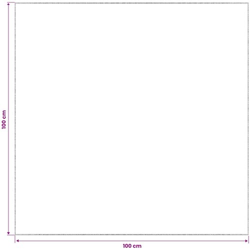  Tepih Krem 100 x 100 cm 100% poliester 3 mm Mogu se prati Slike