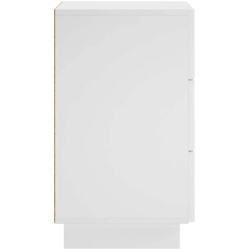  Noćni ormar 2 kom. Bijela 33 5 x 34 5 x 60 cm Konstruirano drvo - Bijela 2 Slike