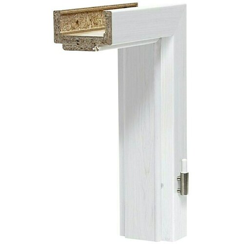 GETADOOR dovratnik lamineo gln 15 (&amp;scaron; x v: 750 x 2.000 mm, &amp;scaron;irina zida: 10 cm, din desno, bijelo-sive boje) Slike