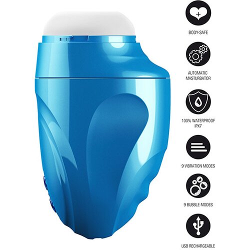 Hidden Desire Fusion X Aqua Bubble Masturbator Blue Cene