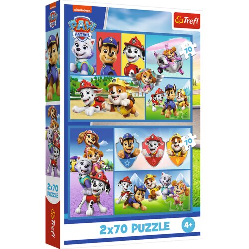 Puzzle 2x70 - Paw Patrol pravila Trefl 34441 Cijene