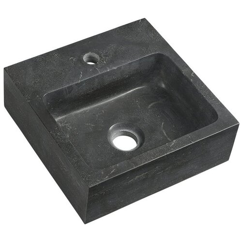 Sapho Crni kameni umivaonik za WC 30x30 cm Blok – Cijene