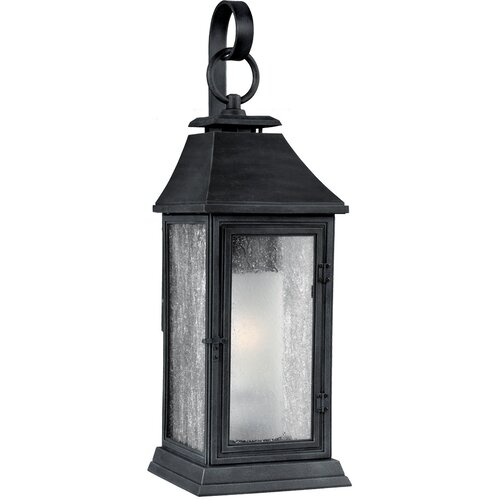 Elstead Lighting Elstead Shepherd 1 luč, zunanja srednja stenska svetilka, obrabljena cink barva, IP44, E27, (22099840) Cene