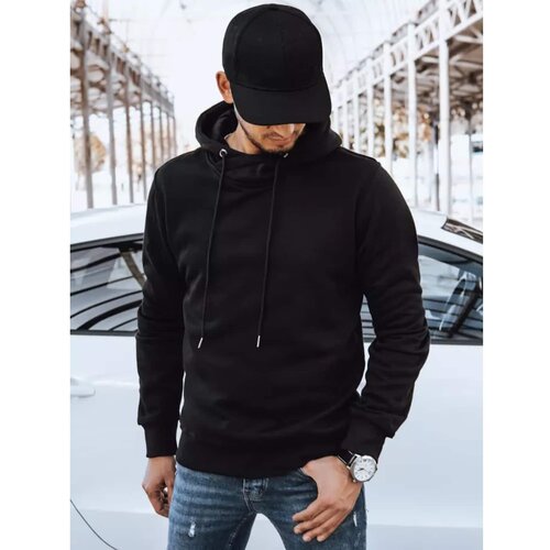 DStreet Black men's hoodie BX5429 Slike