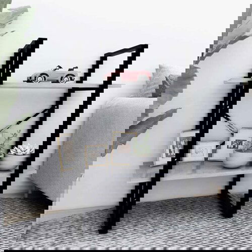 Ormarić za knjige s 2 razine boja betona 60x30x70 cm od iverice Cijene