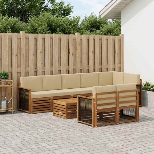  Setovi sofa Čvrsto drvo akacije Cijene