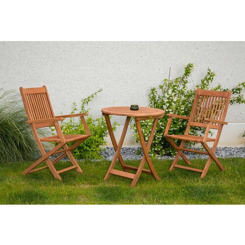 Gardenson Vrtna Zložljiva Miza Rebel, 80x75x80cm, Masivno Cene