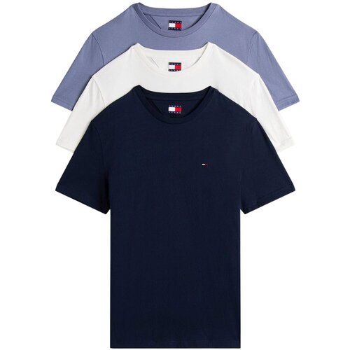 Tommy Jeans Majice s kratkimi rokavi DM0DM21579 Modra Slike