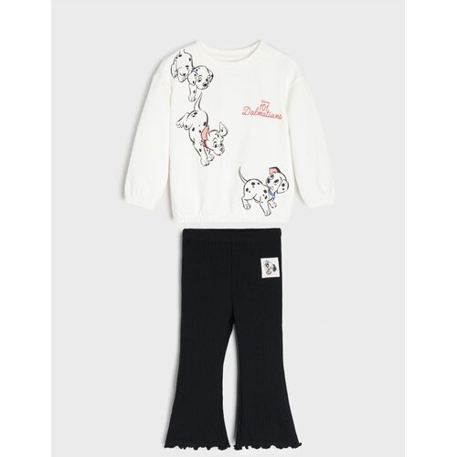 Sinsay Pamučni komplet: crewneck majica i flare hlače 101 Dalmatians Cijene