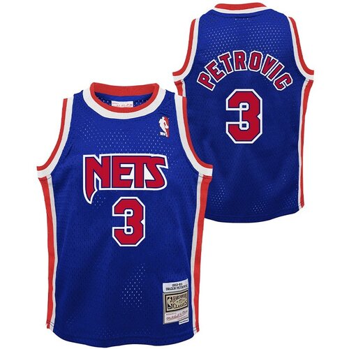 Mitchell And Ness Dražen Petrović 3 New Jersey Nets 1992-93 Mitchell & Ness Swingman Road otro&scaron;ki dres Cene