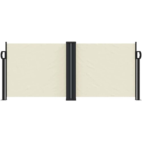  Uvlačiva bočna tenda 100 x 600 cm krem Slike