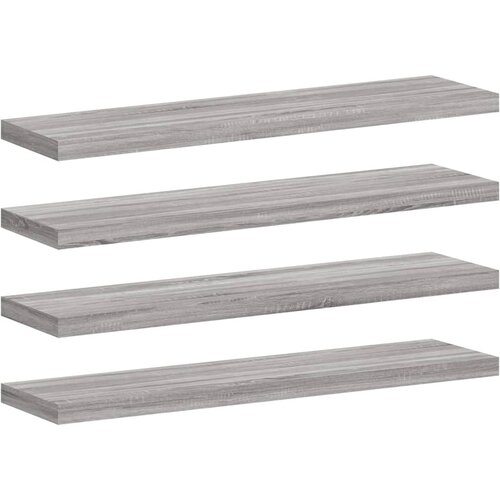 Maison Chic 4 kosi Stenske Police - Viseče police siva sonoma 40x10x1,5 cm inženirski les, (21758790) Slike